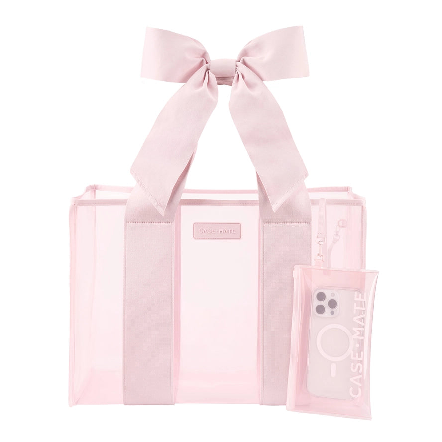 Special Edition Bow Jelly Tote with Phone Pouch